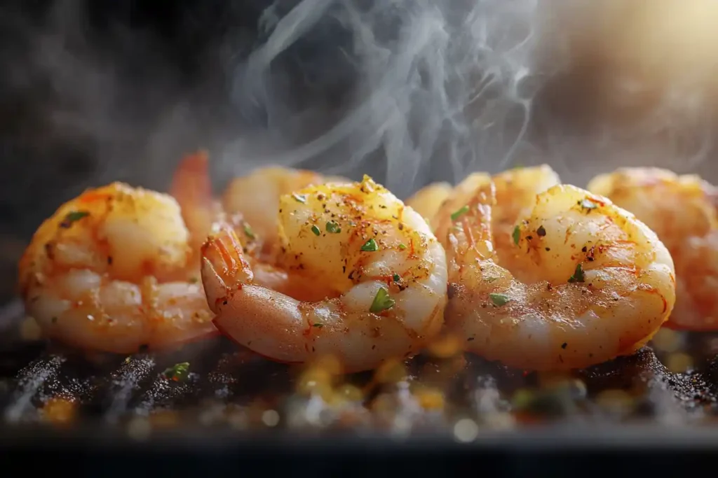 Grilled shrimp shell-on and shell-off