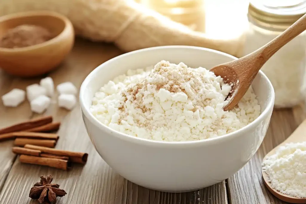 Mixing Cinnamon Muffin Batter