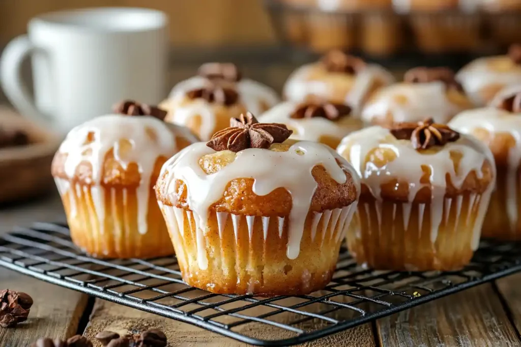 Freshly Baked Muffins Cooling