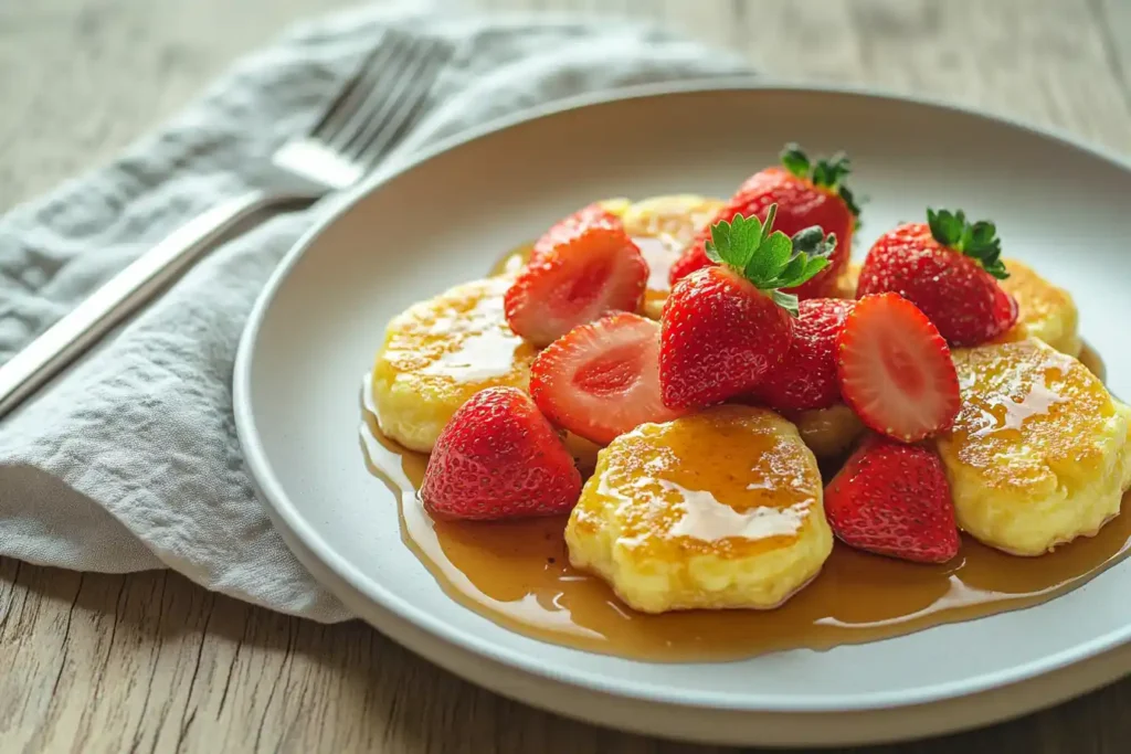 Cottage cheese pancakes