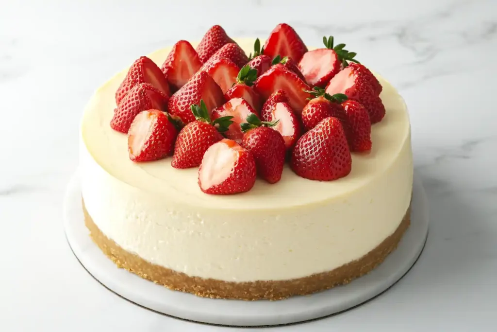 Cottage cheese cheesecake dessert