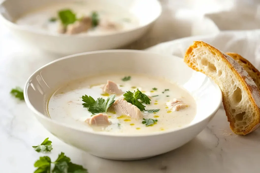 Cream of Turkey Soup Bowl