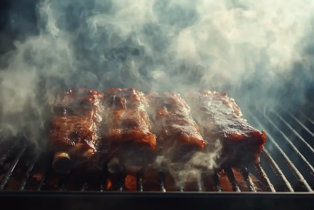 Smoked beef back ribs