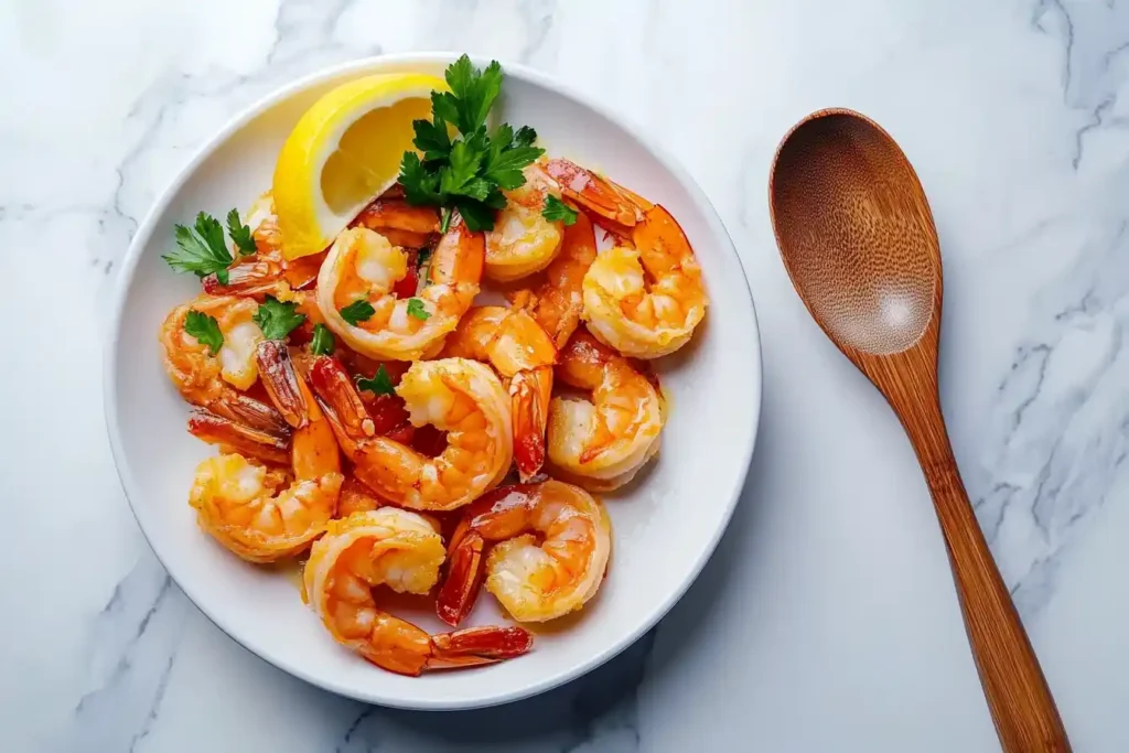 shrimp cooking butter oil