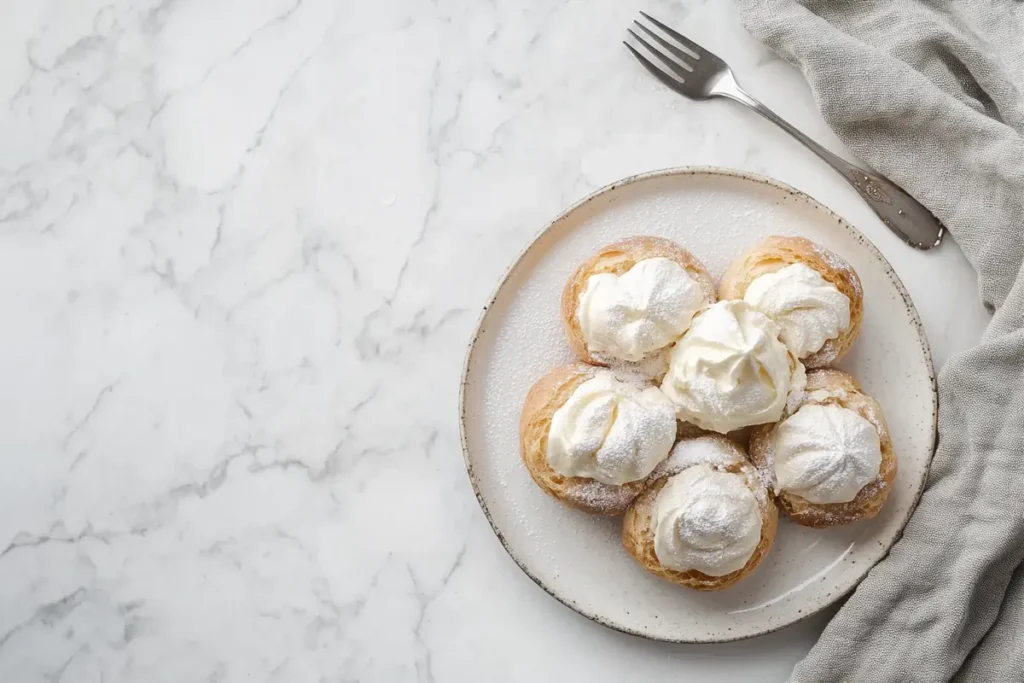 Are cream puffs high in sugar?