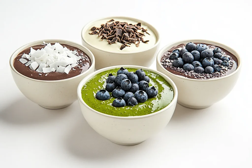 Protein pudding variations