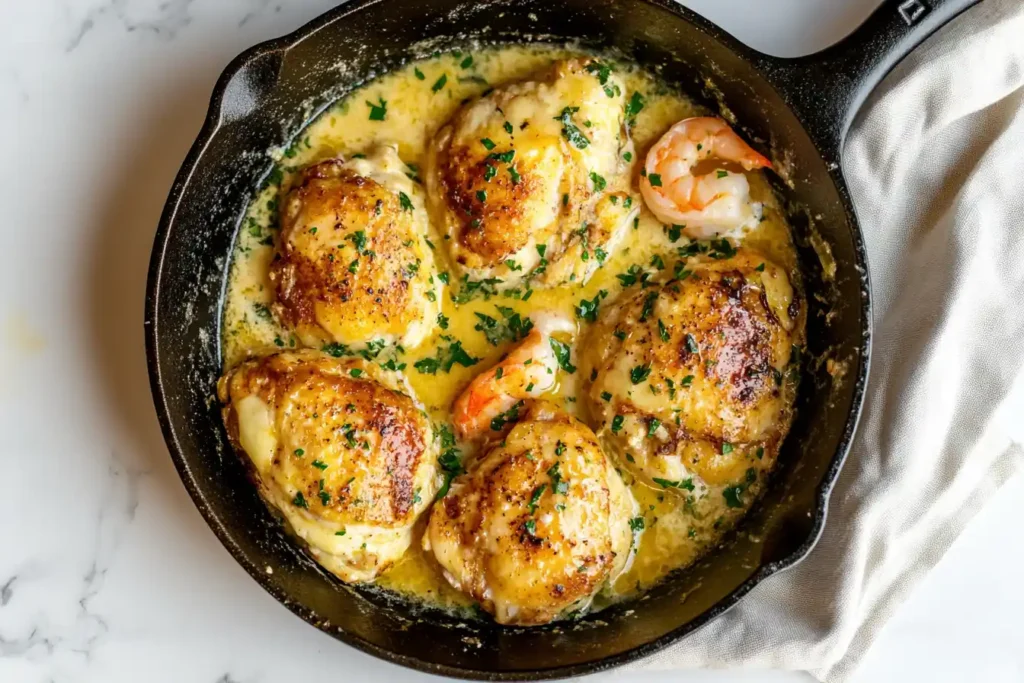 Garlic butter chicken skillet