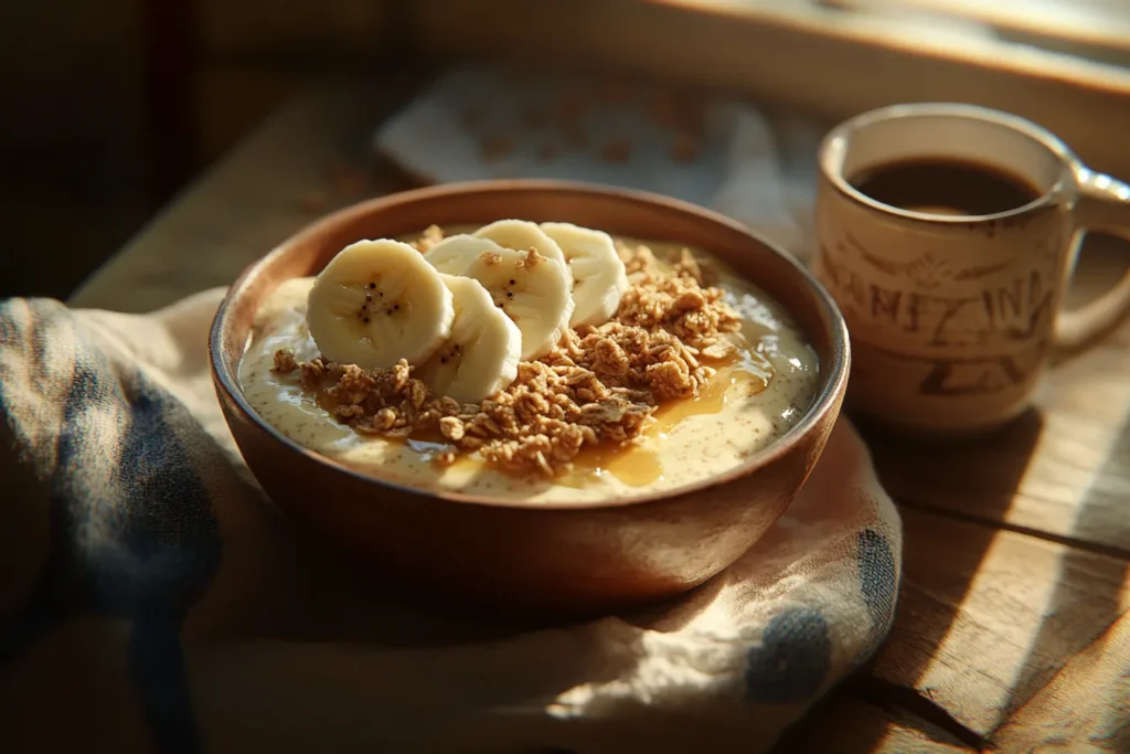 Homemade protein pudding