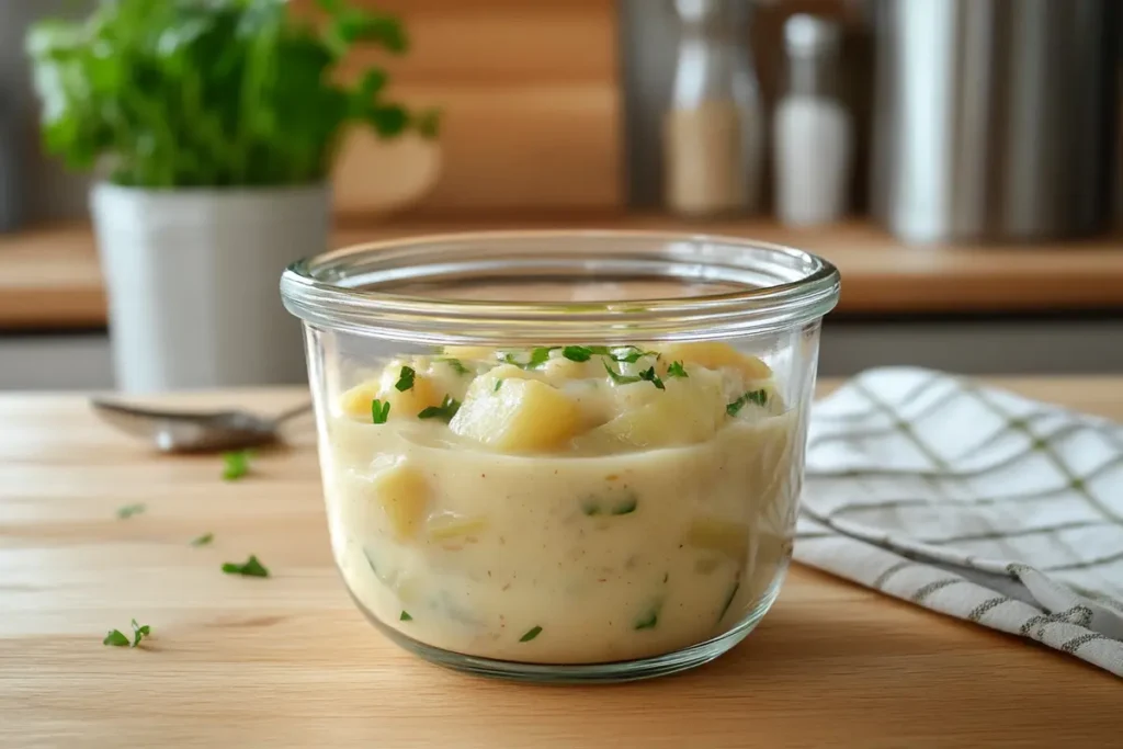 Storing Crockpot Potato Soup