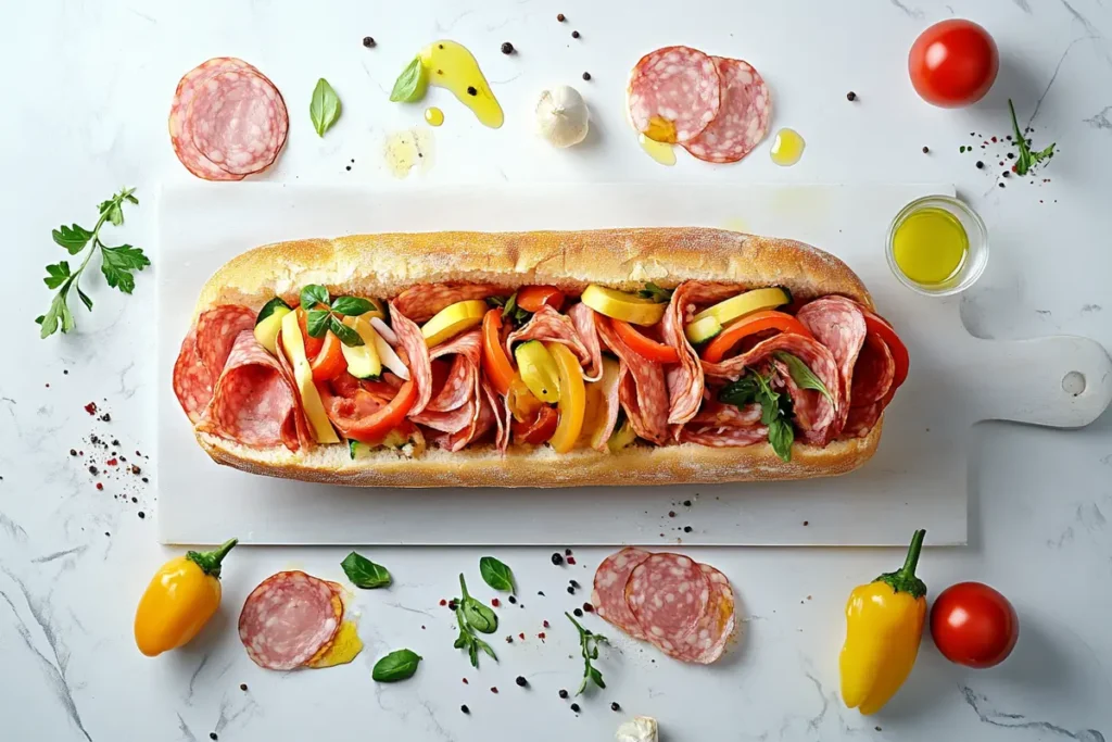 Italian sub sandwich