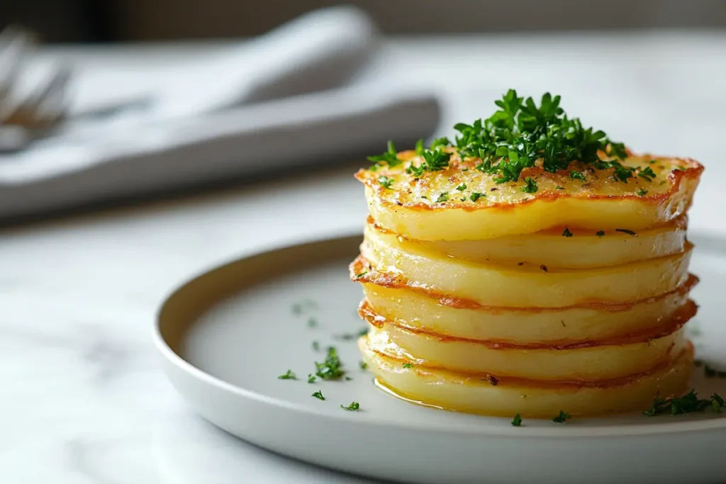 Potato pave recipe dish