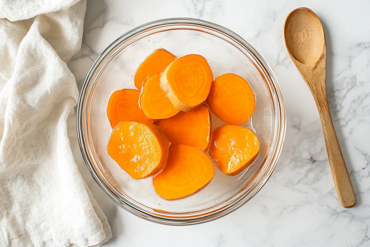 Sweet potato soaking bowl