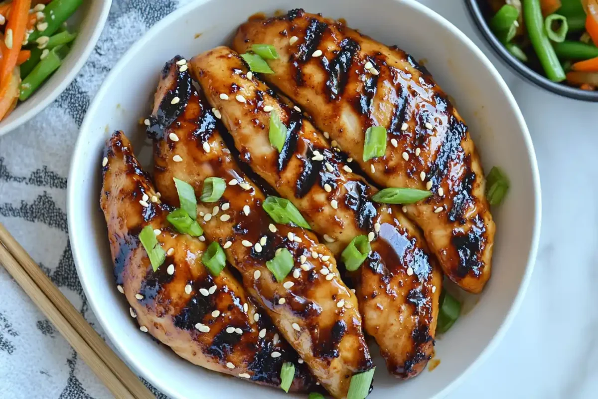 Blackstone teriyaki chicken