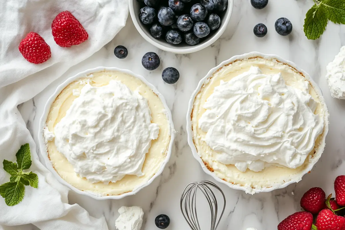 Sour cream vs whipping cream cheesecake