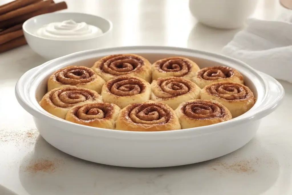 Cinnamon rolls alternative cream